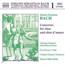 Cologne Chamber Orchestra & Helmut Muller-Bruhl - Bach Oboe Concertos
