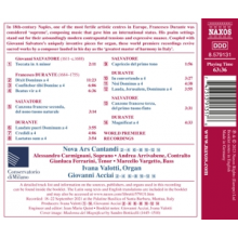 Nova Ars Cantandi - Francesco Durante: Psalms/Magnificat
