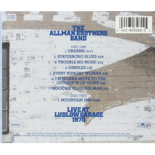 Allman Brothers Band - Live At Ludlow Garage '70