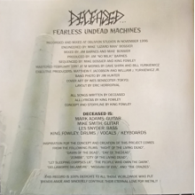 Deceased - Fearless Undead Machines