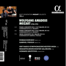 Borisov, Roman - Mozart Piano Concertos No. 11, 13 (Kv 413 & 415) & Oboe Concerto Kv 314