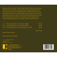 Nordic String Quartet - Peter Heise: the String Quartets Vol. 1
