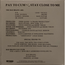 Bad Brains - Pay To Cum