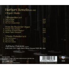 Falcioni, Adriano - Howells: Organ Music - Rhapsody & Psalm-Prelude