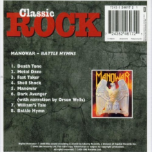 Manowar - Classic Rock - Battle Hymns