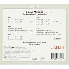 Radio Sinfonieorchester Basel / Alun Francis - Milhaud: the Complete Symphonies