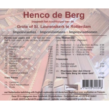 Berg, Henco De - Improvisations