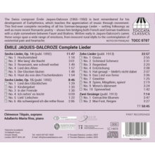 Tilquin, Clemence - Emile Jaques-Dalcroze: Complete Lieder
