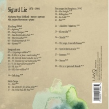 Kielland, Marianne Beate - Sigurd Lie: Songs, Vol. 2