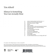 Allhoff, Tim - Silence is Something You Can Actually Hear