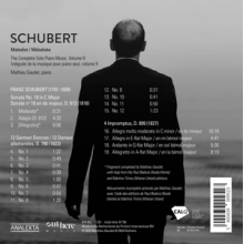 Gaudet, Mathieu - Franz Schubert: Melodist