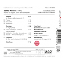 Bielefeelder Vokalensemble - Bernd Wilden: Sinfonia - Tryptique - Psalm 115