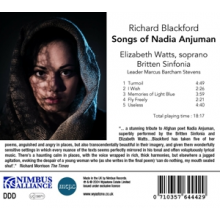 Britten Sinfonia - Richard Blackford: Songs of Nadia Anjuman