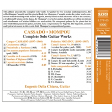 Della Chiara, Eugenio - Federico Mompou - Gaspar Cassado: Complete Solo Guitar Works