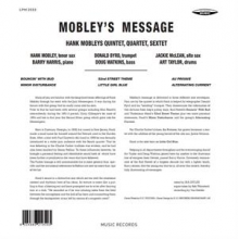 Mobley, Hank - Mobley's Message