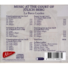 La Barca Leyden - Music At the Court of Julich Berg