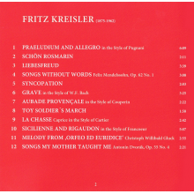 Van Der Mersch, Natalia & Natalia Kovalzon - Fritz Kreisler: My Kreisler Album