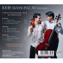 Baraldi, Demian & Dylan Baraldi - Louis Massonneau: 3 Duos Concertante Op. 9