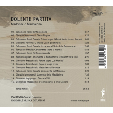 Davila, Pia & Bernhard Reichel - Dolente Partita: Madonne E Maddalena