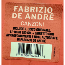 De Andre, Fabrizio - Canzoni