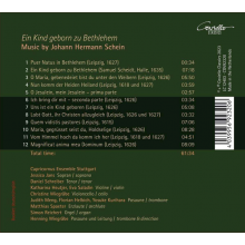 Capricornus Ensemble Stuttgart - Johann Hermann Schein: Ein Kind Geborn Zu Bethlehem