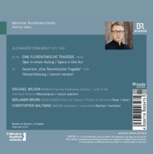 Maltman, Christopher - Alexander von Zemlinsky: a Florentine Tragedy