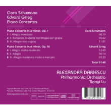 Dariescu, Alexandra - Clara Schumann and Edvard Grieg Piano Concertos