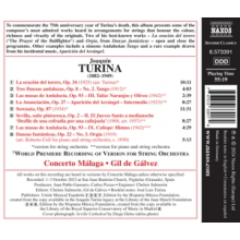 Concerto Malaga - Joaquin Turina: Works For Strings: La Oracion Del Torero Tango - Orgia
