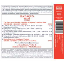 Haufa, Jakub - Daqun Jia: the Wave of the Surging Thoughts - Bashu Capriccio