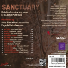 Diouf, Anna Bineta - Sanctuary: Melodies For Voice and Piano By Albena Petrovic