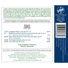 Utah Symphony Orchestra - Edvard Grieg: Symphonic Dances, Op. 64; Bridal Procession Passes By, Op. 19; Sigurd Jorsalfar, Op. 56
