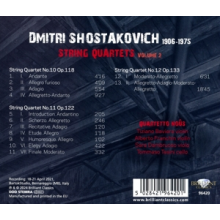 Quartetto Nous - Shostakovich String Quartets Volume 2