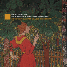 Zemlinsky Quartet & Paolo Giacometti - Bela Bartok & Ernst von Dohnanyi: Piano Quintets