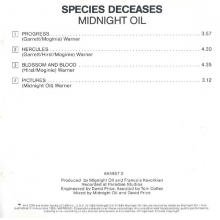 Midnight Oil - Species Deceases