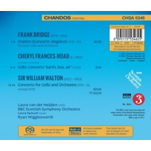 Heijden, Laura Van Der & Bbc Scottish Symphony Orchestra & Ryan Wigglesworth - Bridge/Frances-Hoad/Walton: Oration/ Earth, Sea, Air/Cello Concerto