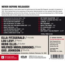 Fitzgerald, Ella - The 1961 Amsterdam Concert