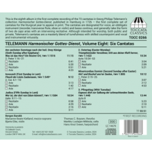 Bergen Barokk & Marianne Beate Kielland - Telemann: Harmonischer Gottes-Dienst, Volume 8: Six Cantatas