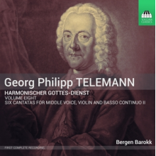Bergen Barokk & Marianne Beate Kielland - Telemann: Harmonischer Gottes-Dienst, Volume 8: Six Cantatas