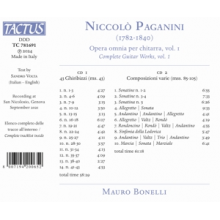 Bonelli, Mauro - Niccolo Paganini: Complete Guitar Works, Vol. 1