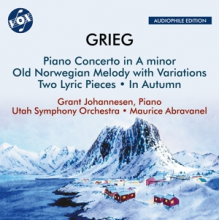 Johannesen, Grant & Maurice Abravanel & Utah Symphony Orchestra - Grieg: Piano Concerto In a Minor - Old Norwegian Melody With Variations