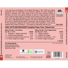 Trio Anima Mundi - Carl Gottlieb Reissiger: Complete Piano Trios, Volume One