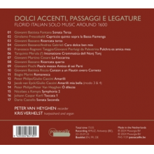 Verhelst , Kris & Peter Van Heyghen - Dolce Accenti, Passaggi E Legature