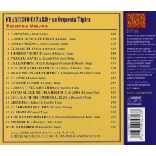 Canaro, Francis - Tiempos Viejos