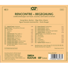 Figure Humaine Kammerchor - Faure, Saint-Saens & Gounod: Rencontre - Begegnung: Choral Works