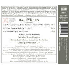 Lithuanian National Symphony Orchestra - Bacevicius: Orchestral Works, Vol. 2