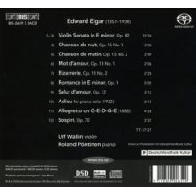 Wallin, Ulf & Roland Pontinen - Elgar: Mot D Amour - Works For Violin and Piano