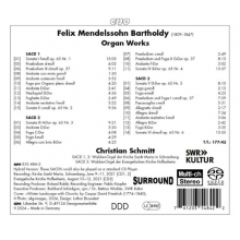 Schmitt, Christian - Felix Mendelssohn: Organ Works