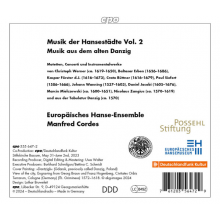 Europaisches Hanse-Ensemble - Paul Siefert: Musik Der Hansestadte Vol.2: Musik Aus Dem Alten Danzig