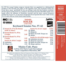 Ross - Keyboard Sonatas No.57-62