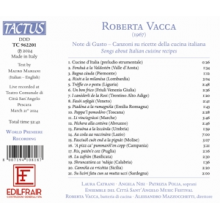 Nisi, Angela - Note Di Gusto: Songs About Italian Cuisine Recipes
